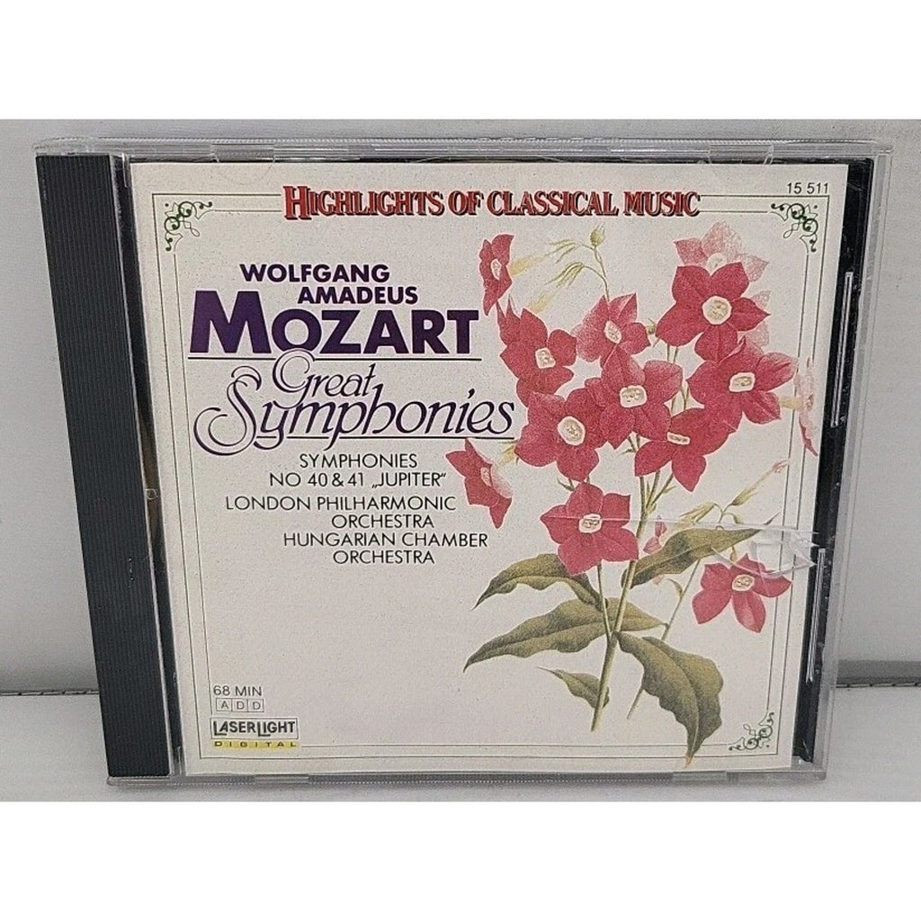 Sym 40/41 by W.A. Mozart (CD, 1990)