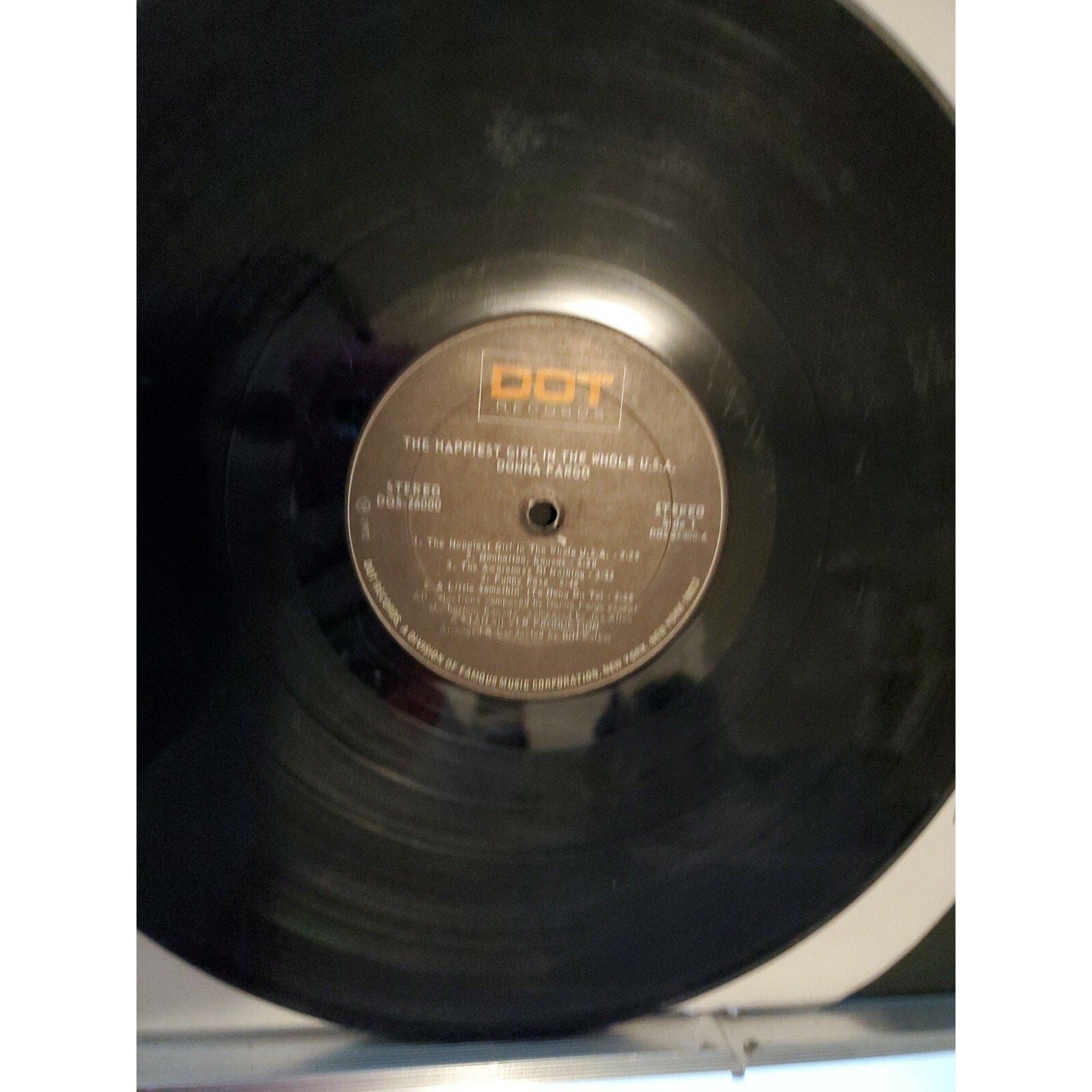 Donna Fargo The Happiest Girl In The Whole USA LP Dot Shrink Wrap Funny Face