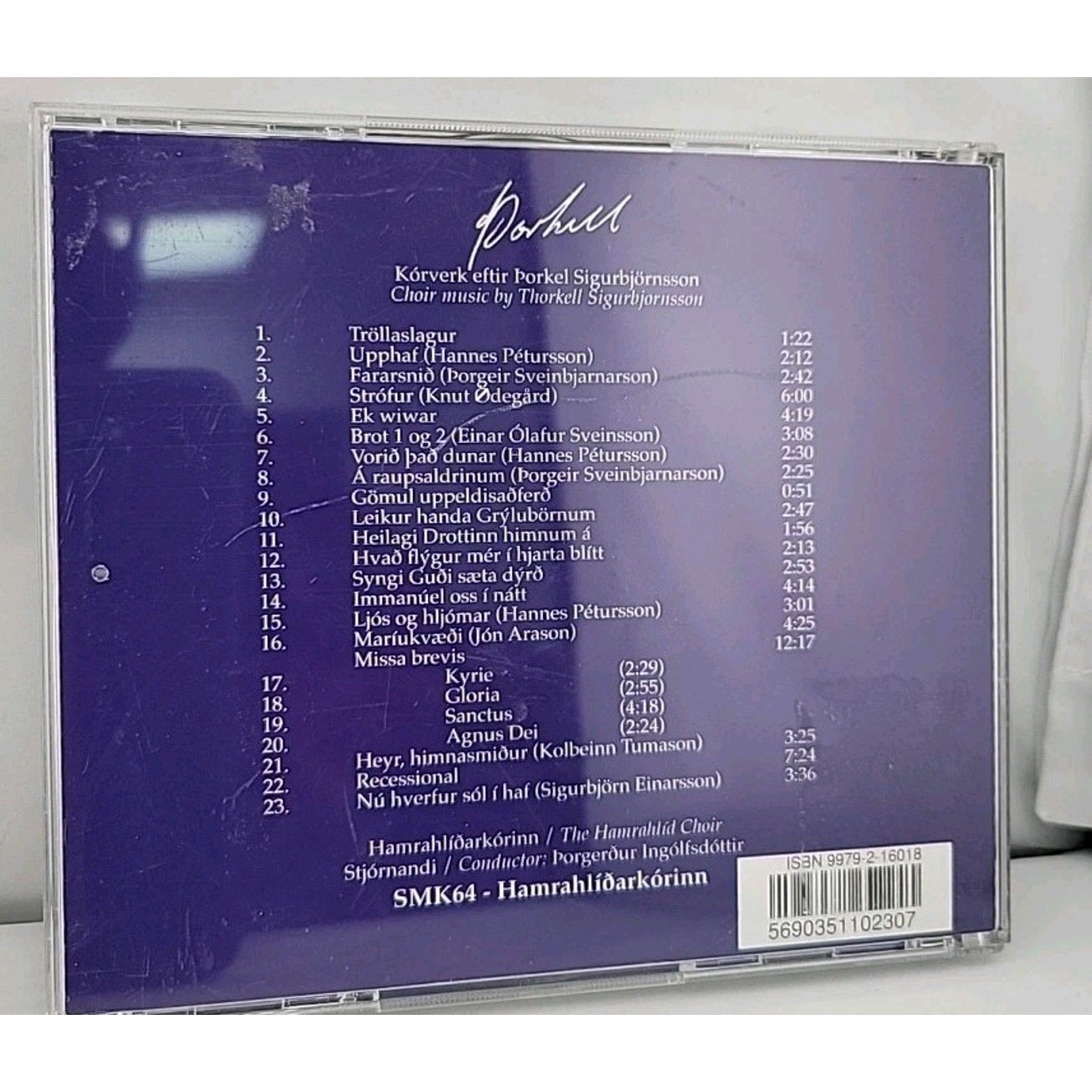 SMK64 - Hamrahliðarkórinn - Smekkleysa CD Þorkell