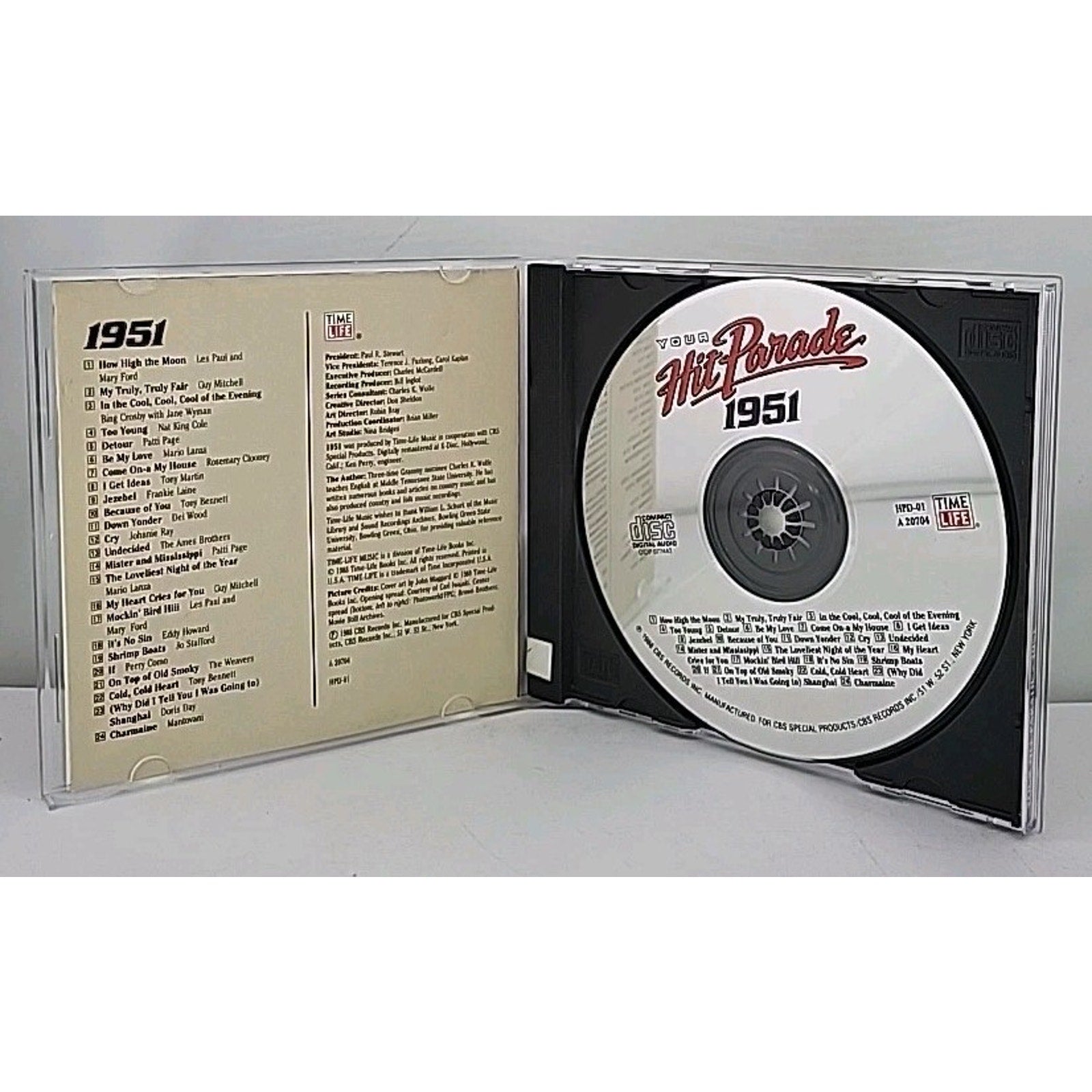 Time Life Your Hit Parade 1951 - Various Artists CD 1990