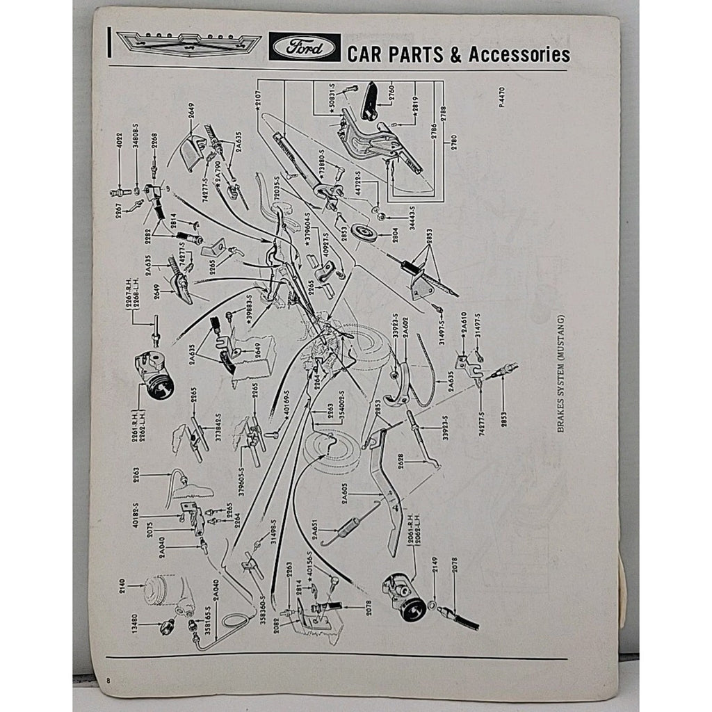 1965 Ford Car Parts And Accessories Catalog