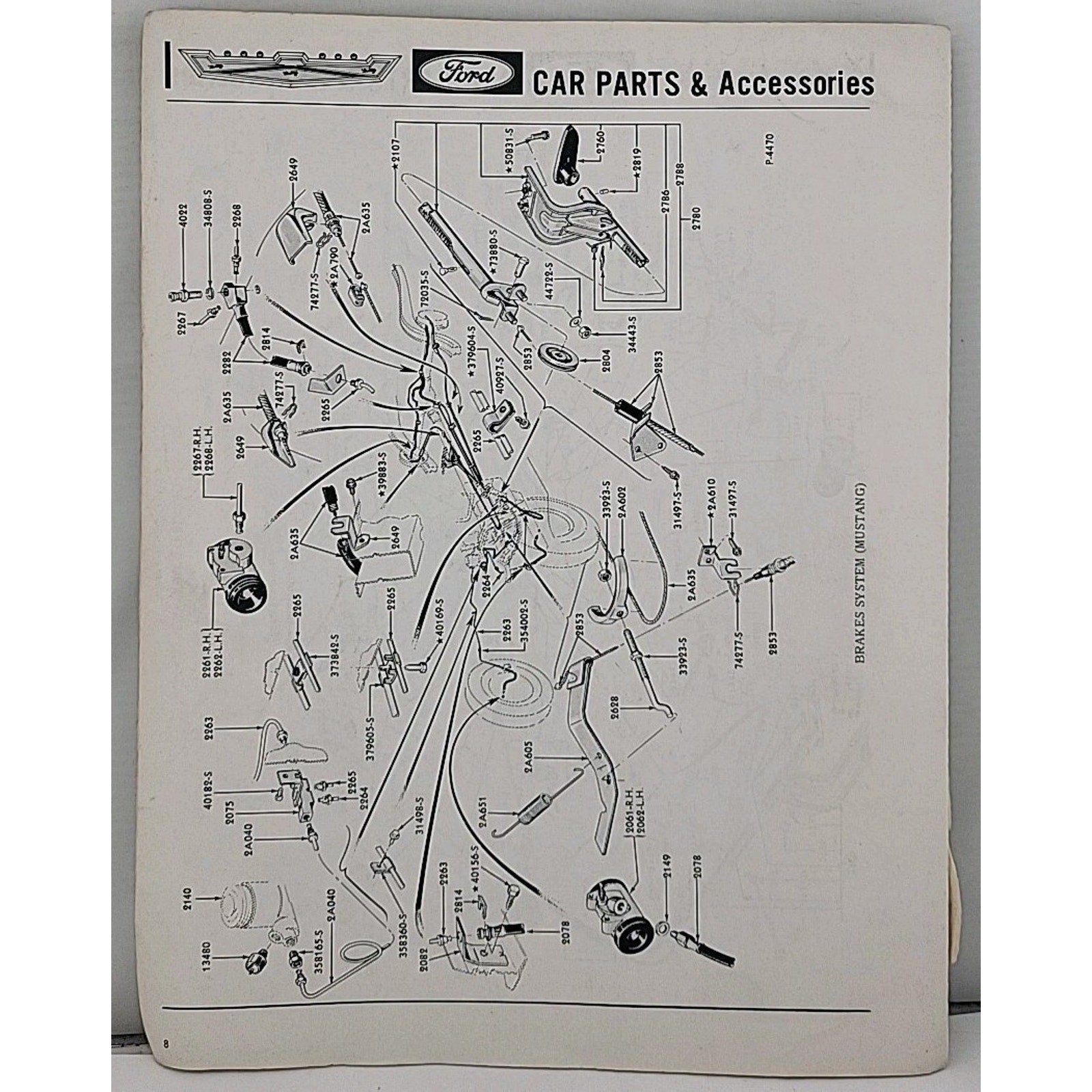 1965 Ford Car Parts And Accessories Catalog