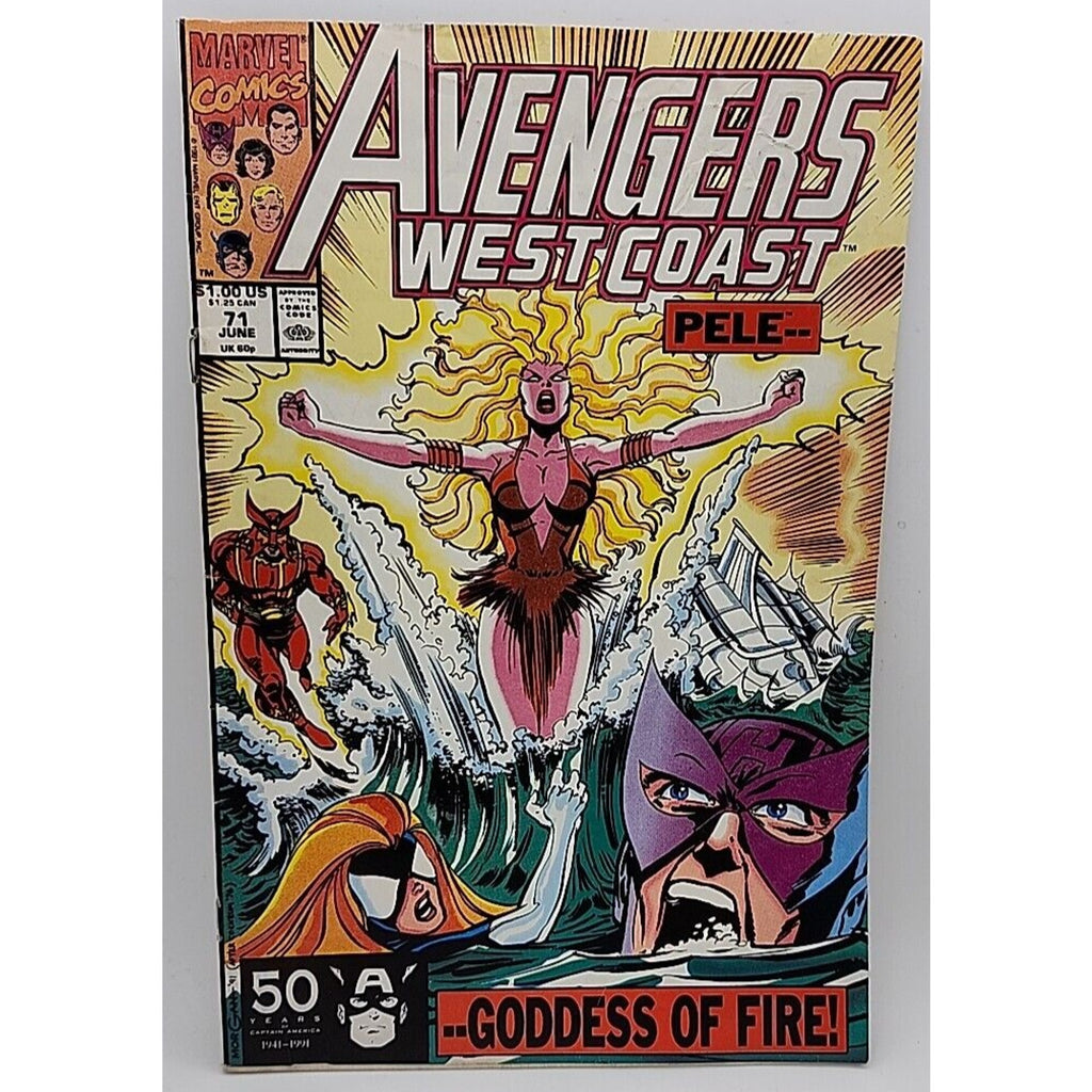 Avengers West Coast, Vo. 2, No. 71. Marvel Comics June 1991
