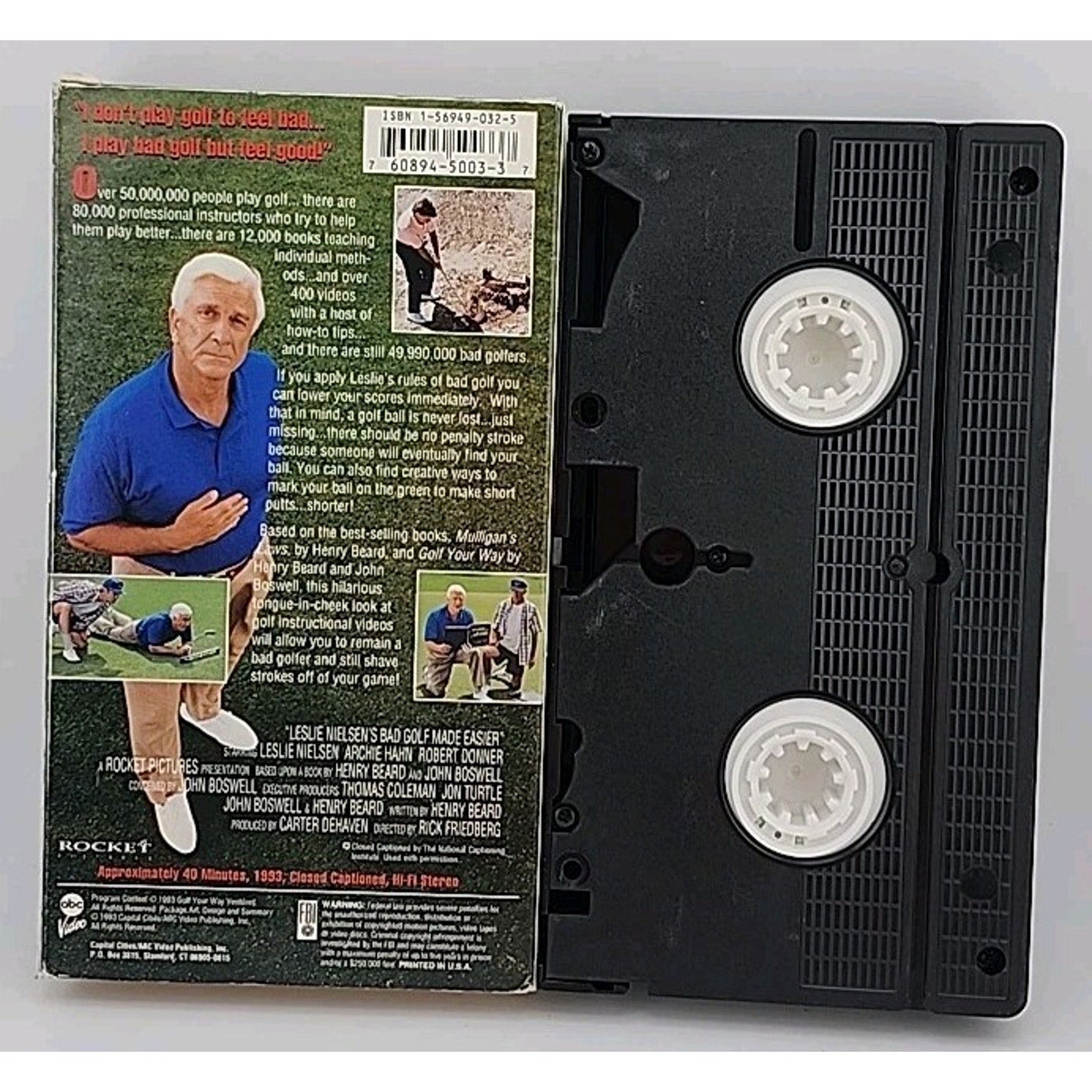 Leslie Nielsens Bad Golf Made Easier (VHS, 1993)
