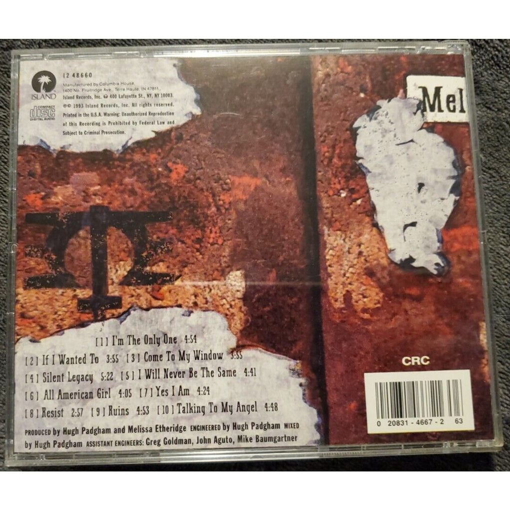 Melissa Etheridge: Yes I Am (CD)