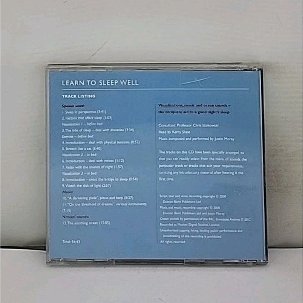 Learn To Sleep Well CD