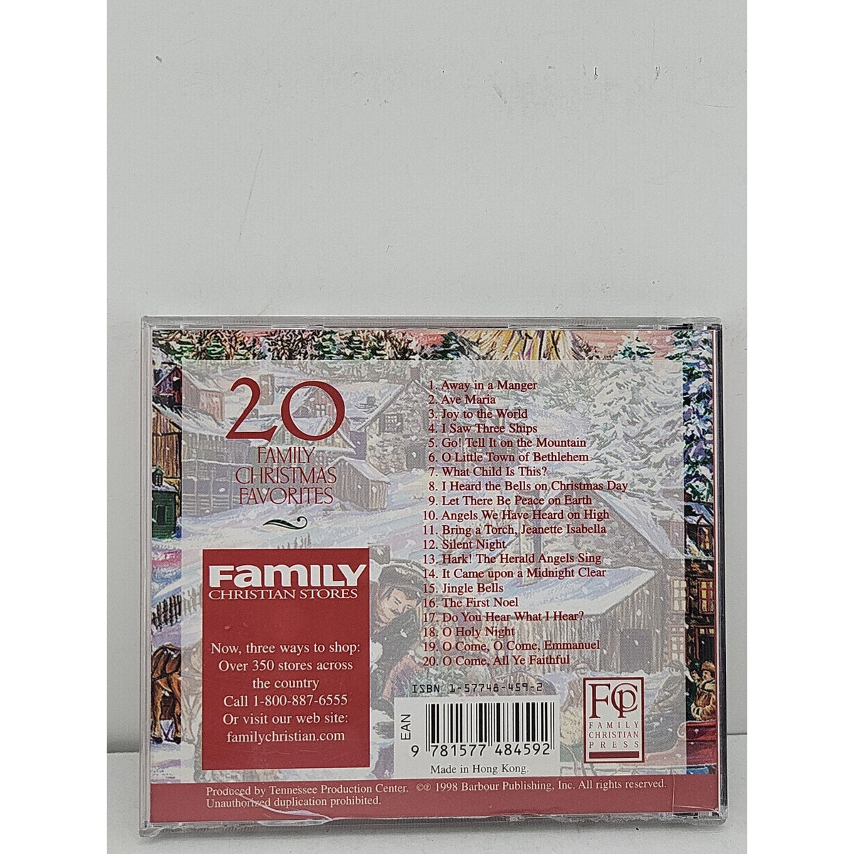 20 Family Christmas Favorites CD Celebrating the Savior's Birth