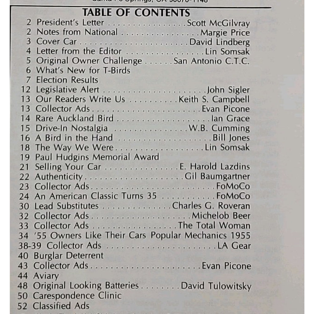 Early Bird Magazine January-February 1990
