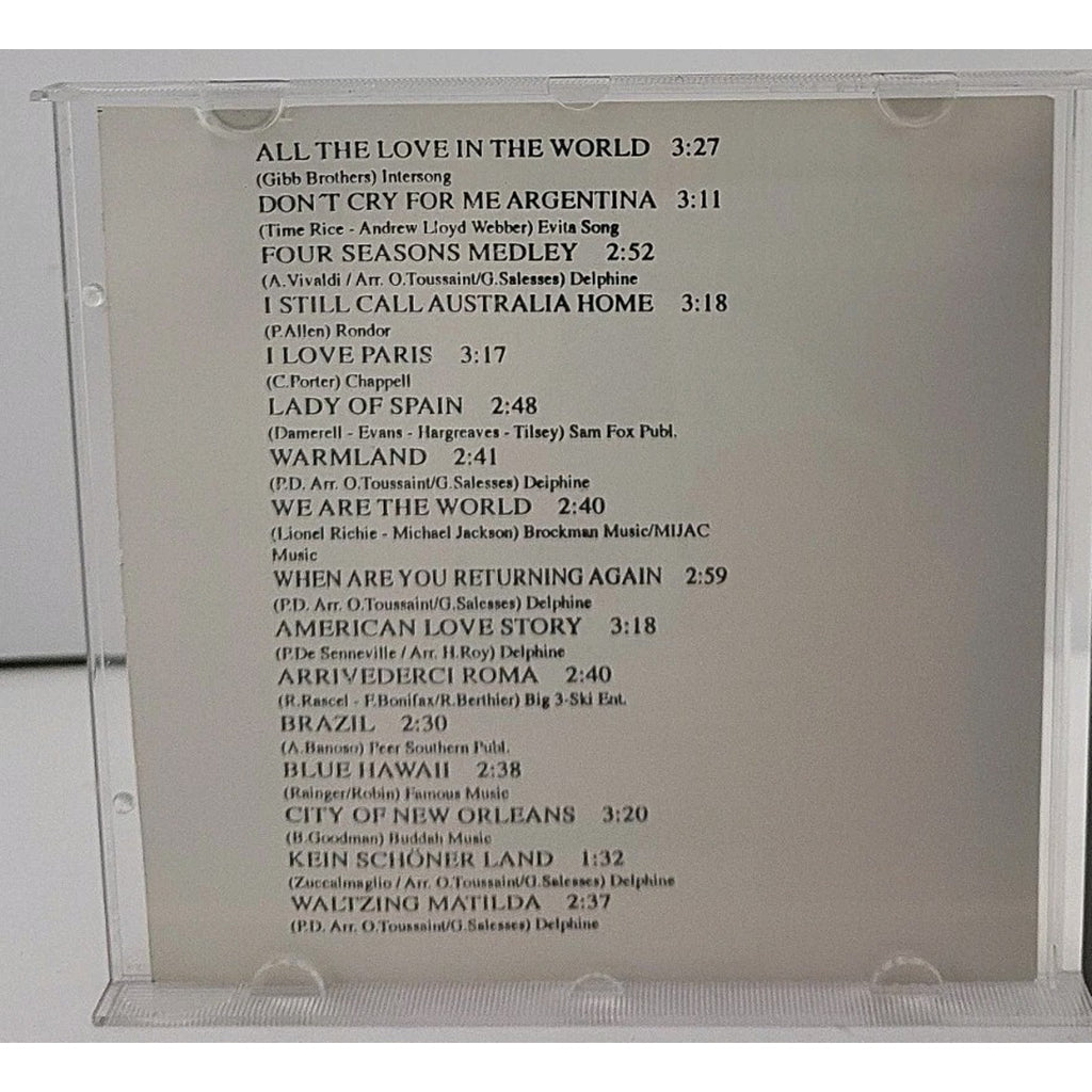 Richard Clayderman All The Love In The World CD
