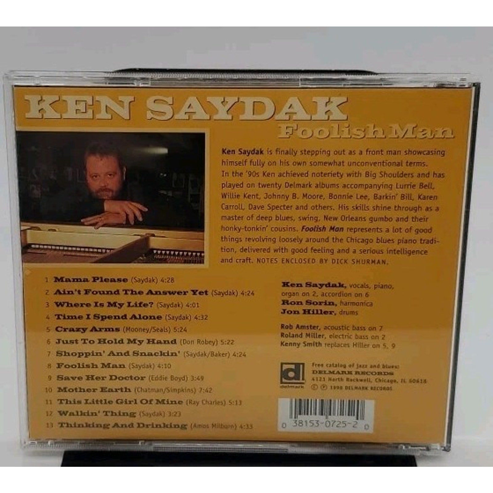 Foolish Man by Saydak, Ken (CD, 1999)