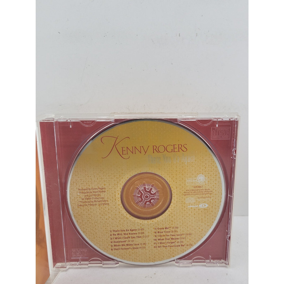 There You Go Again by Kenny Rogers (CD, 2000)