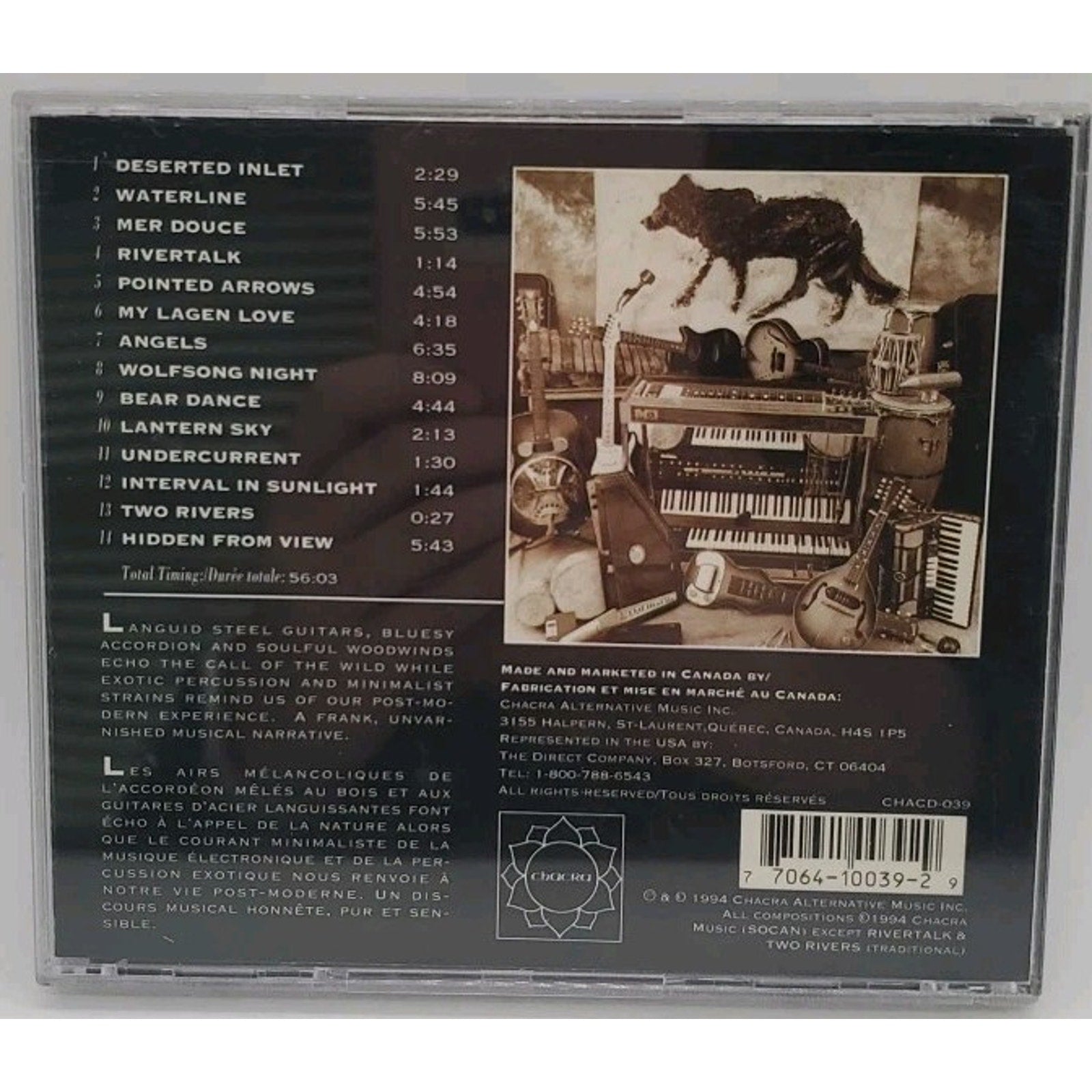 Wolfsong Night by Clement, Tim / Deschamps, Kim (CD, 1995)