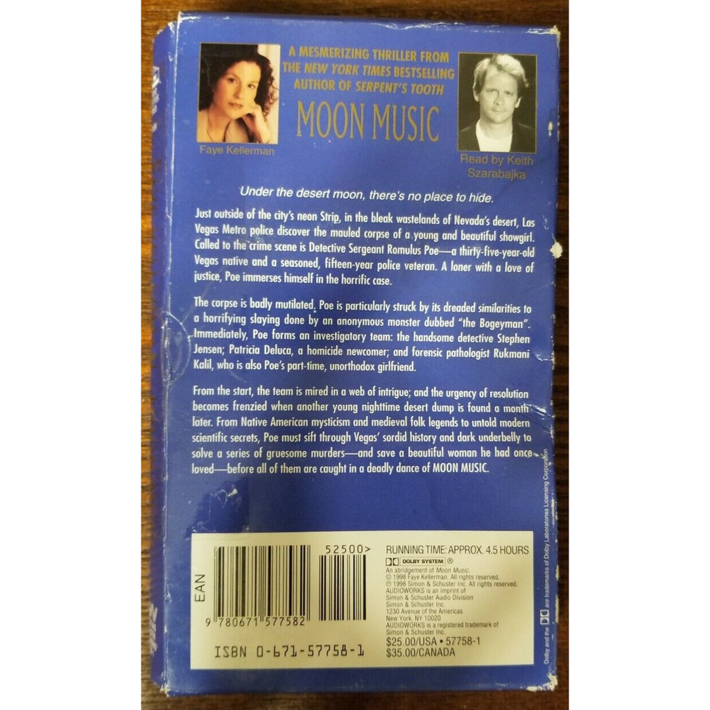 Moon Music by Faye Kellerman (1998, Cassette, Abridged)