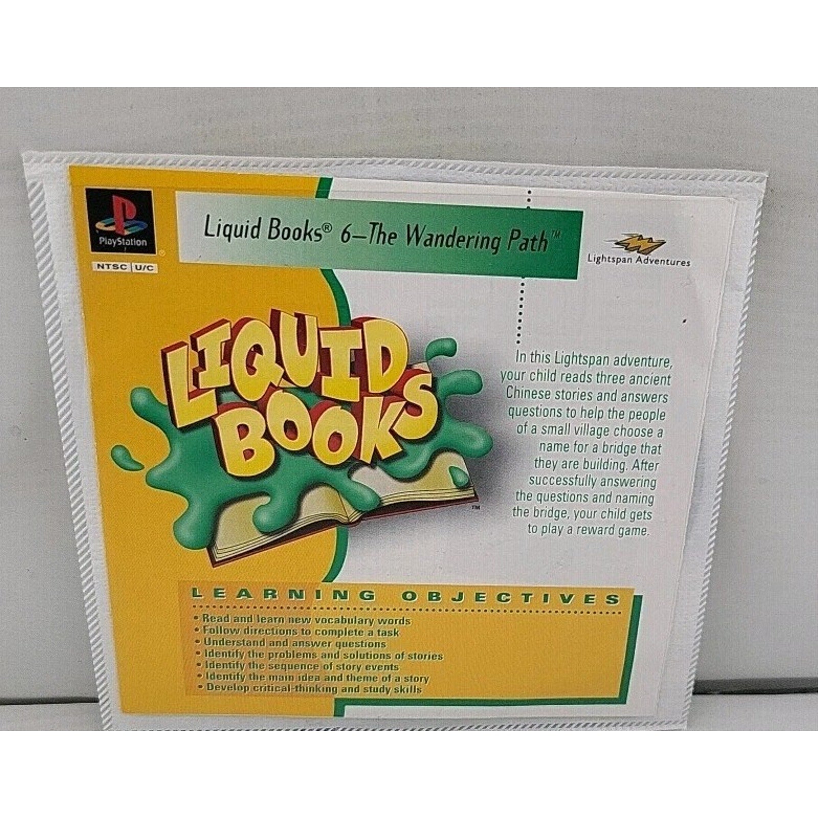 Liquid Books: The Wandering Path - PS1
