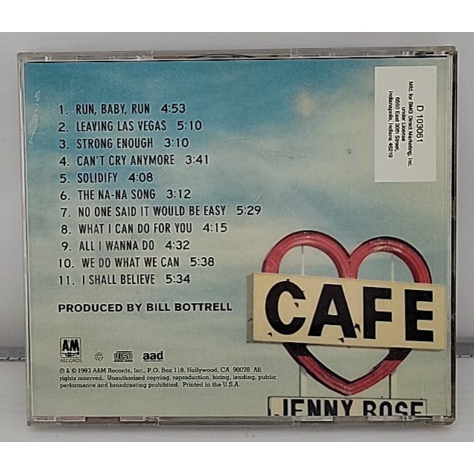 Tuesday Night Music Club by Sheryl Crow (CD, 1993)