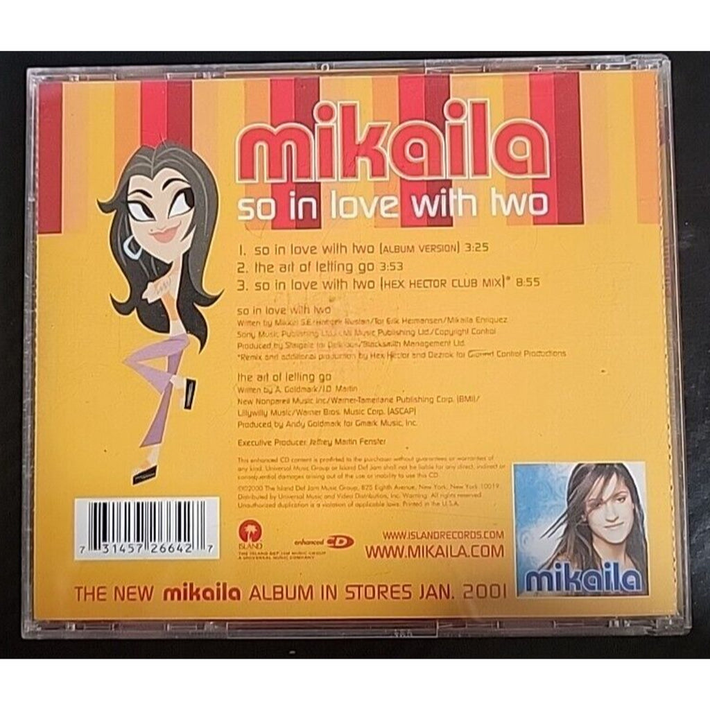 So in Love with Two [Australia CD] [Single] by Mikaila (CD, Nov-2000, Island...