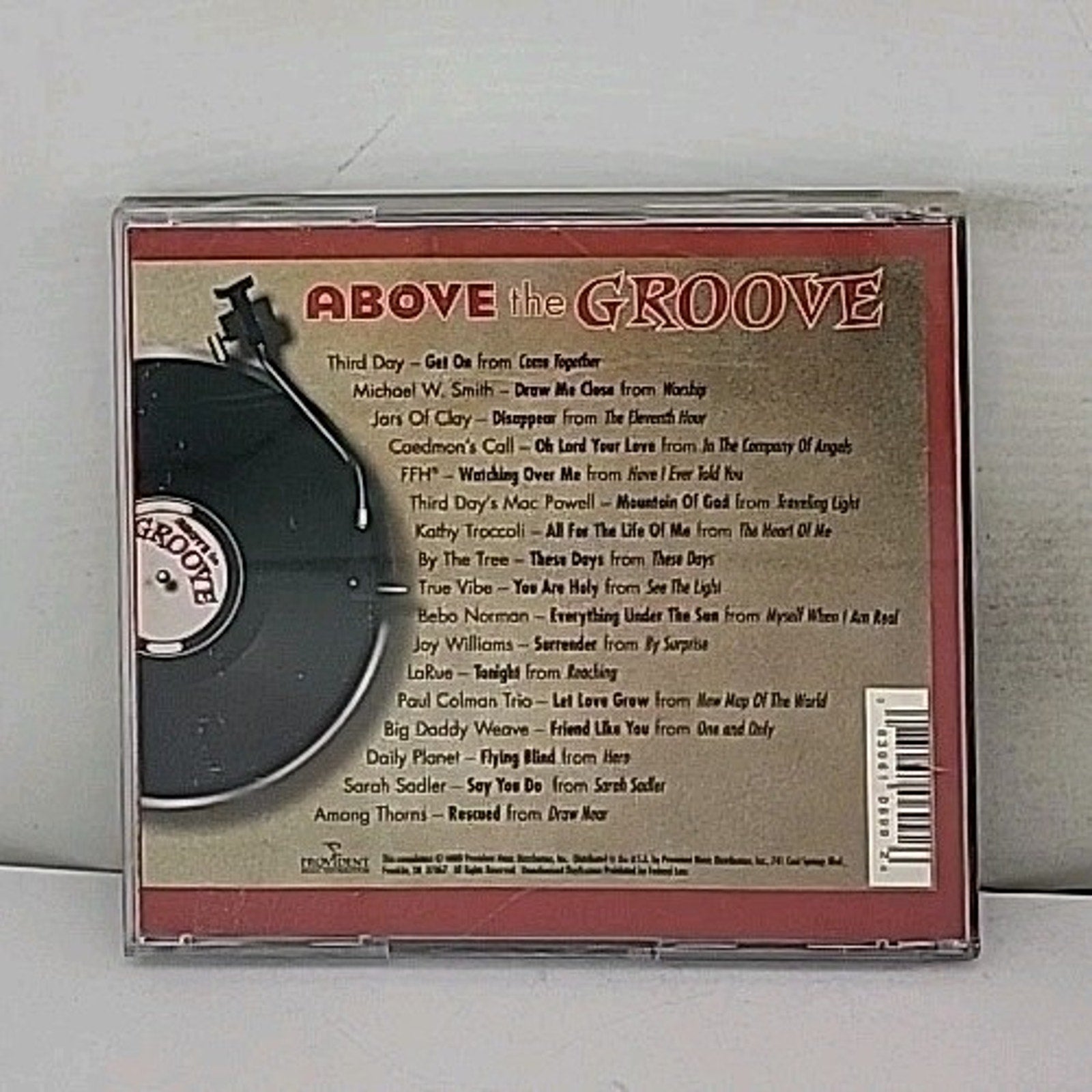 Above the Groove: 17 Songs by Today's Top Christian Artists by Various (CD)