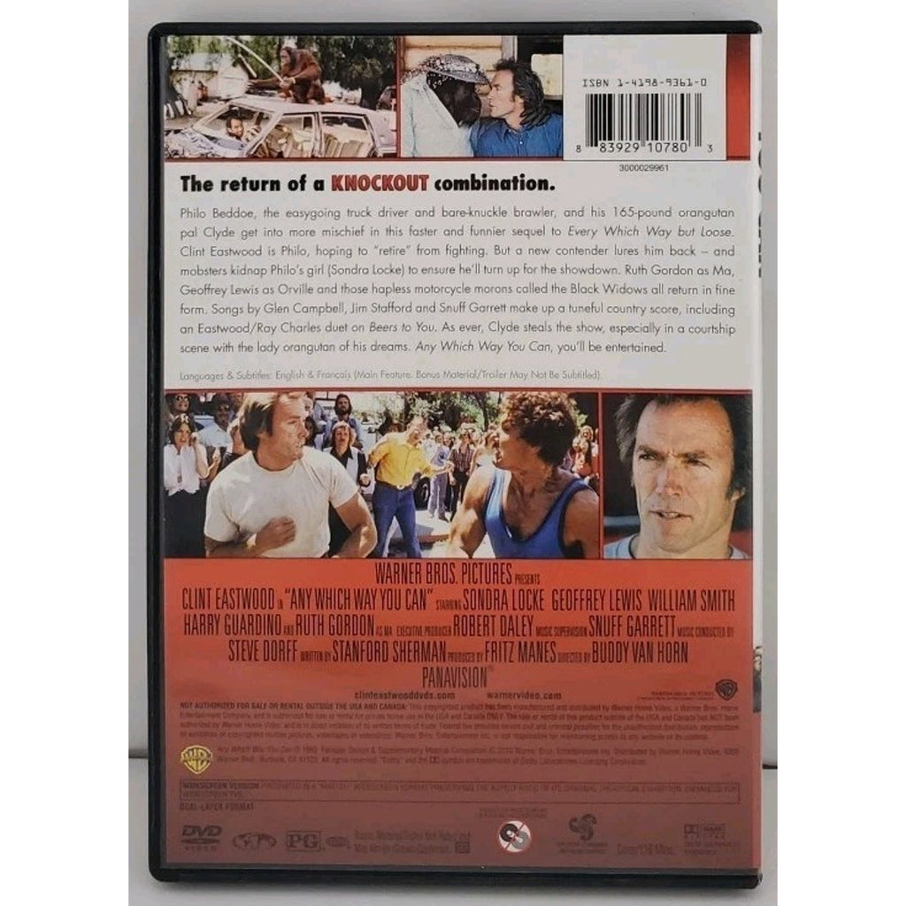 Any Which Way You Can (DVD, 1980)