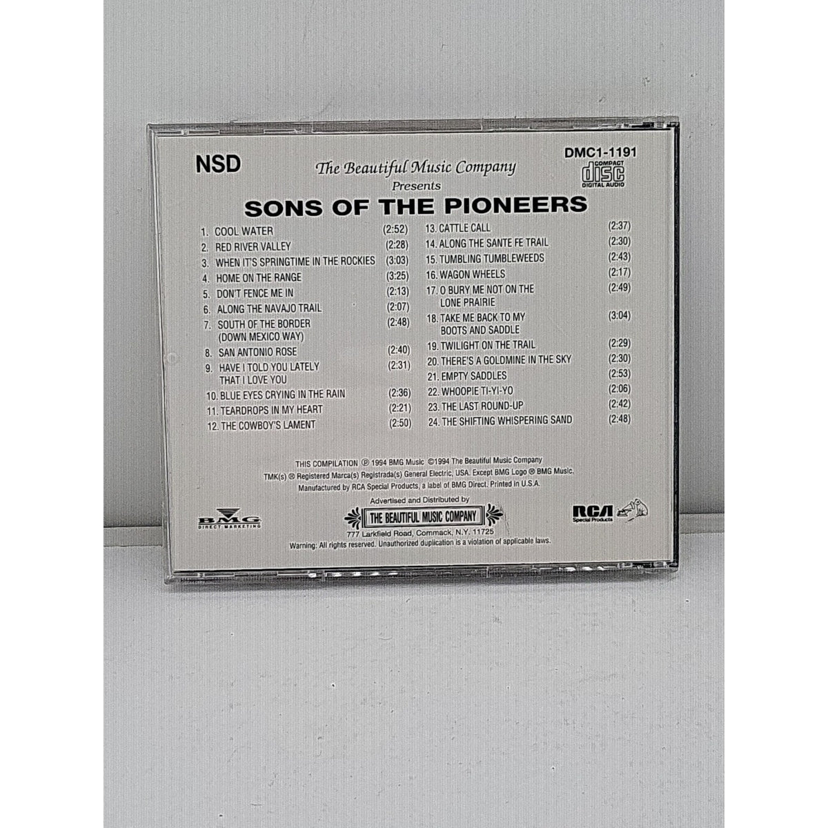 Sons of The Pioneers CD