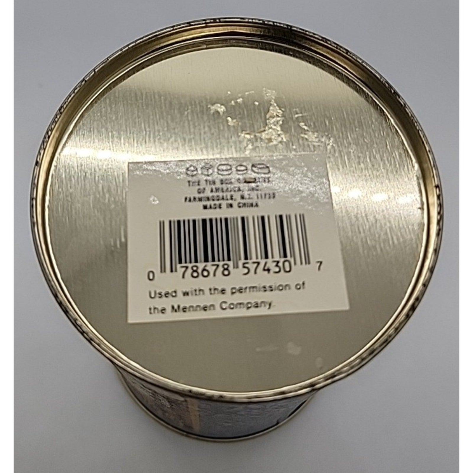 Mennens Borated Talcum Toilet Powder Tin