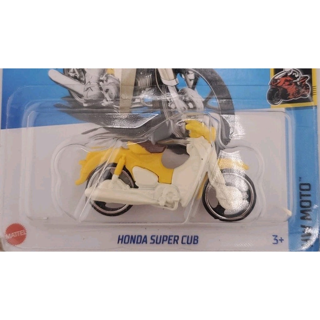 2023 Hot Wheels HW Moto 3/5 Honda Super Cub 87/250 YELLOW