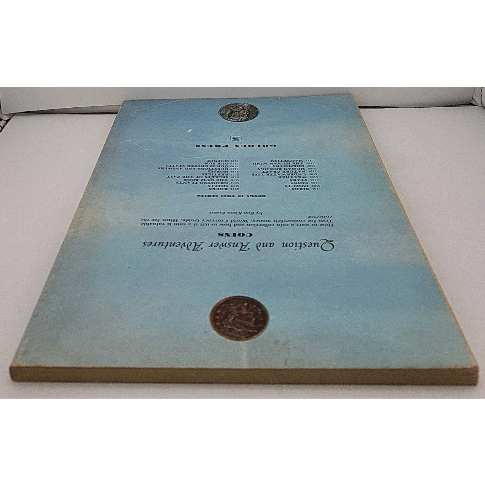 Question & Answer Adventures Coins by Eva Knox Evans (1965 PB) Golden Press