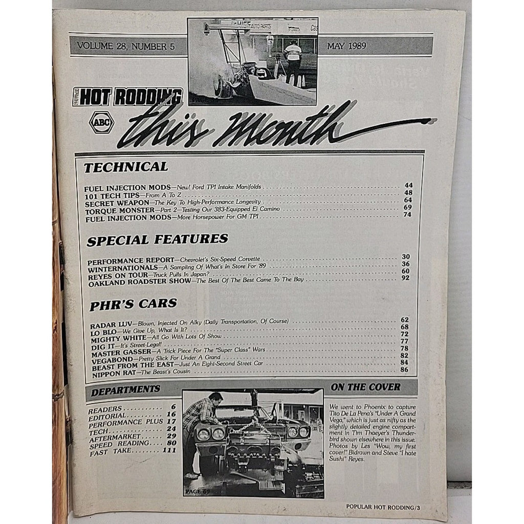 Popular Hot Rodding - May 1989 - Volume 28 Number 5
