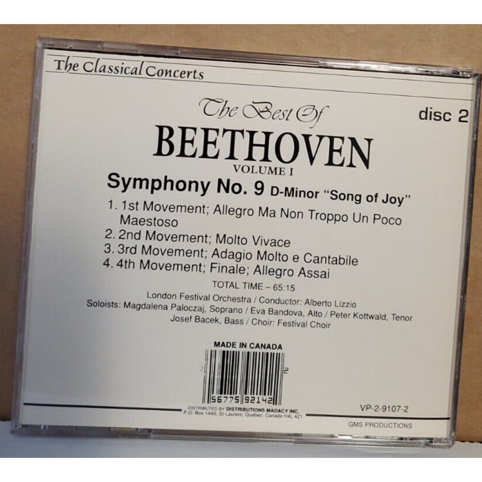 The Best Of Beethoven Volume 1 (CD)