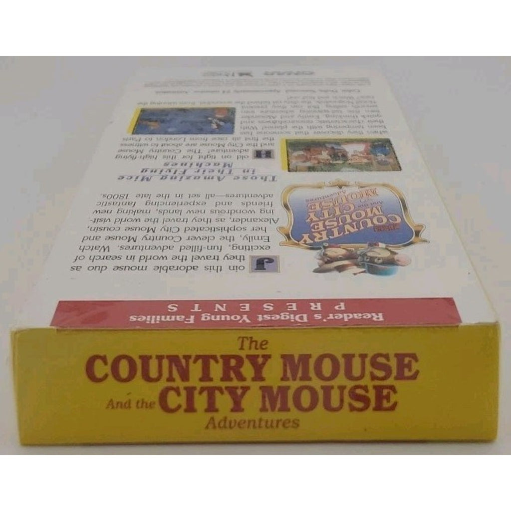 The Country Mouse And the City Mouse Adventures (VHS, 1997) *Brand New*