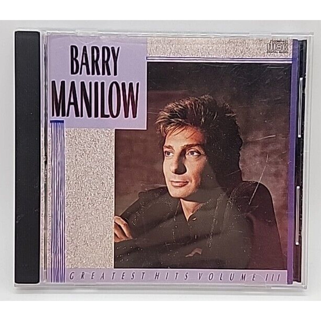 Greatest Hits, Vol. 3 by Barry Manilow (CD, Apr-1989, Arista)