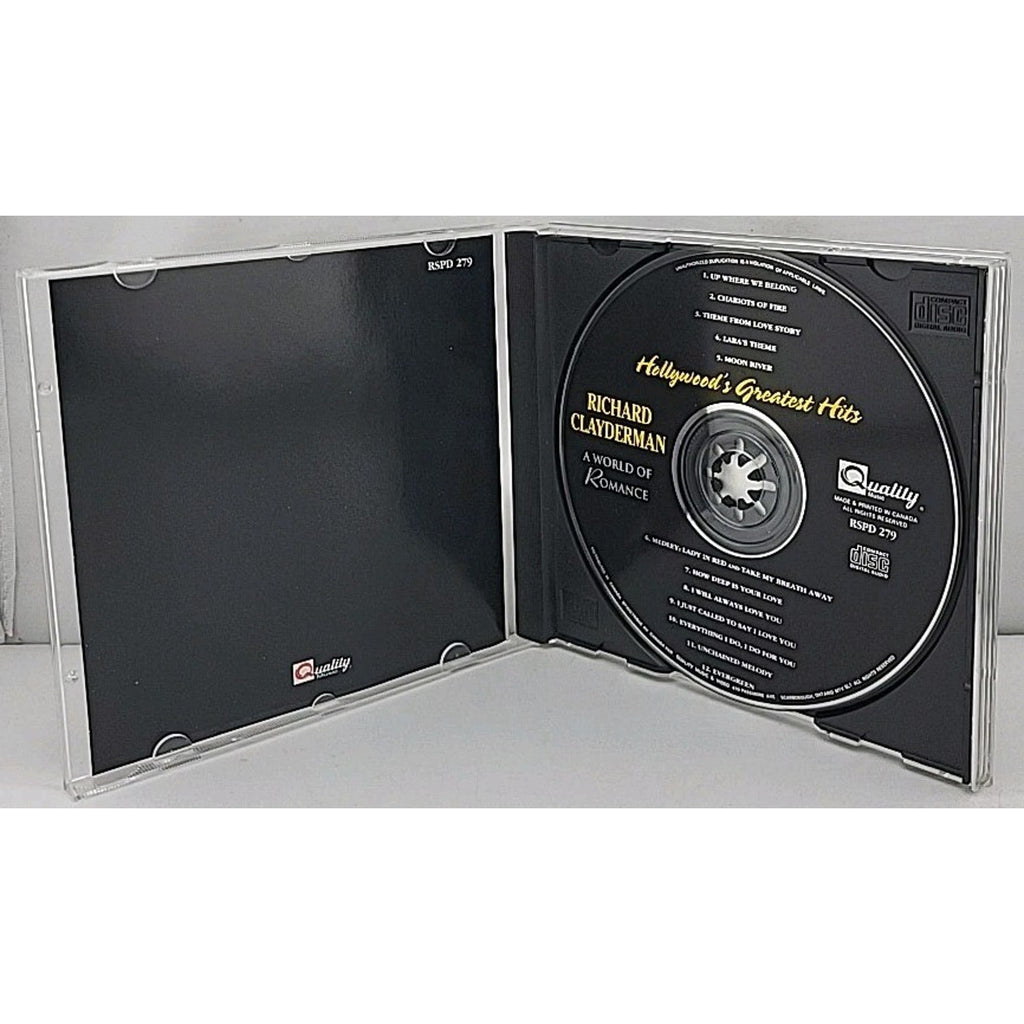 Richard Clayderman Hollywood's Greatest Hits CD a World of Romance