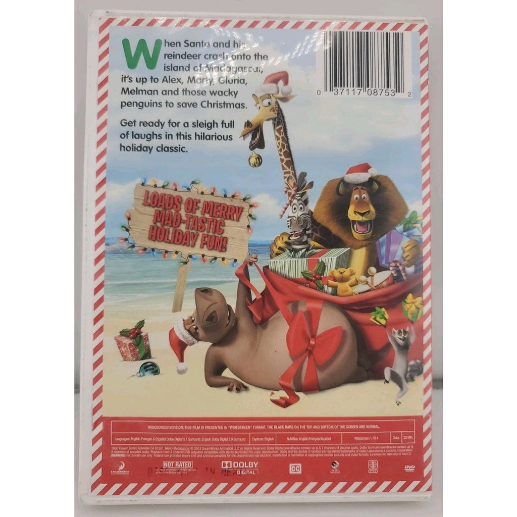 Merry Madagascar (Christmas Family DVD)