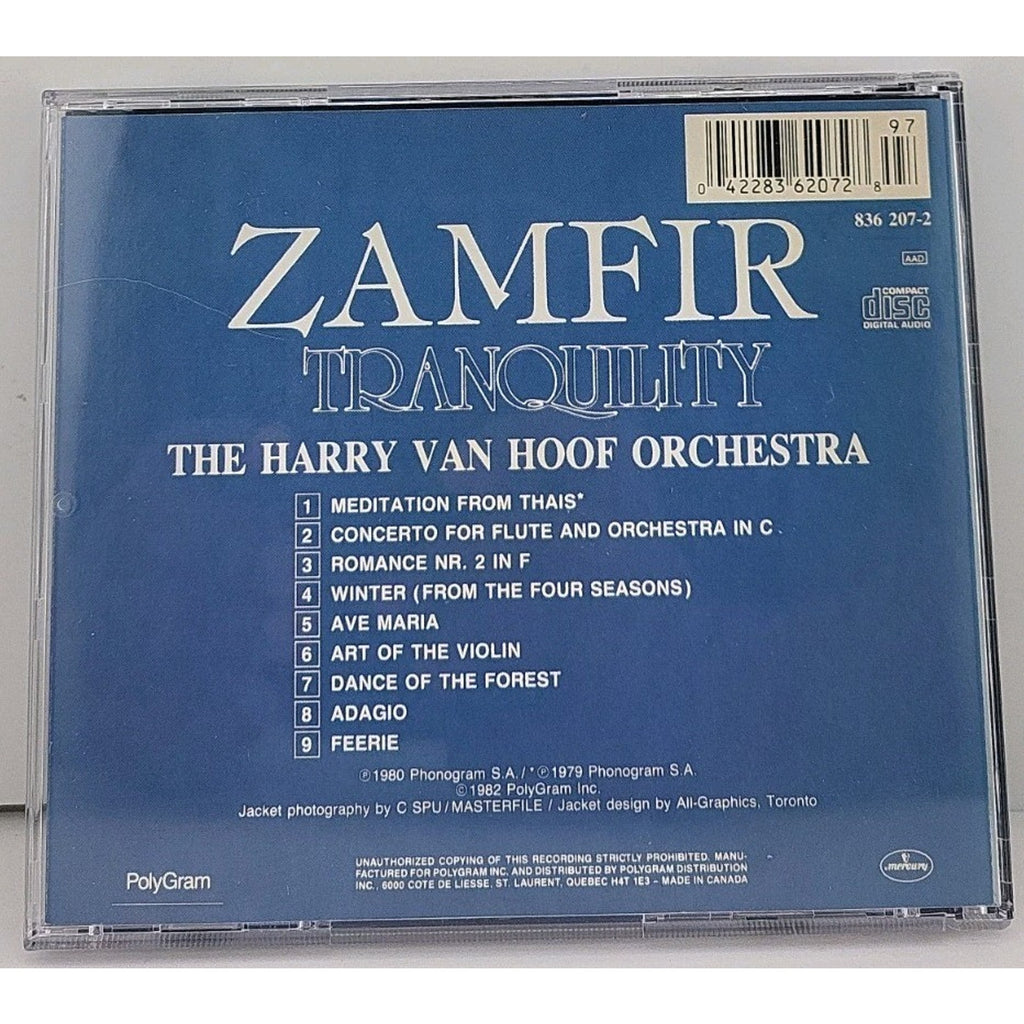 Zamfir Tranquility CD