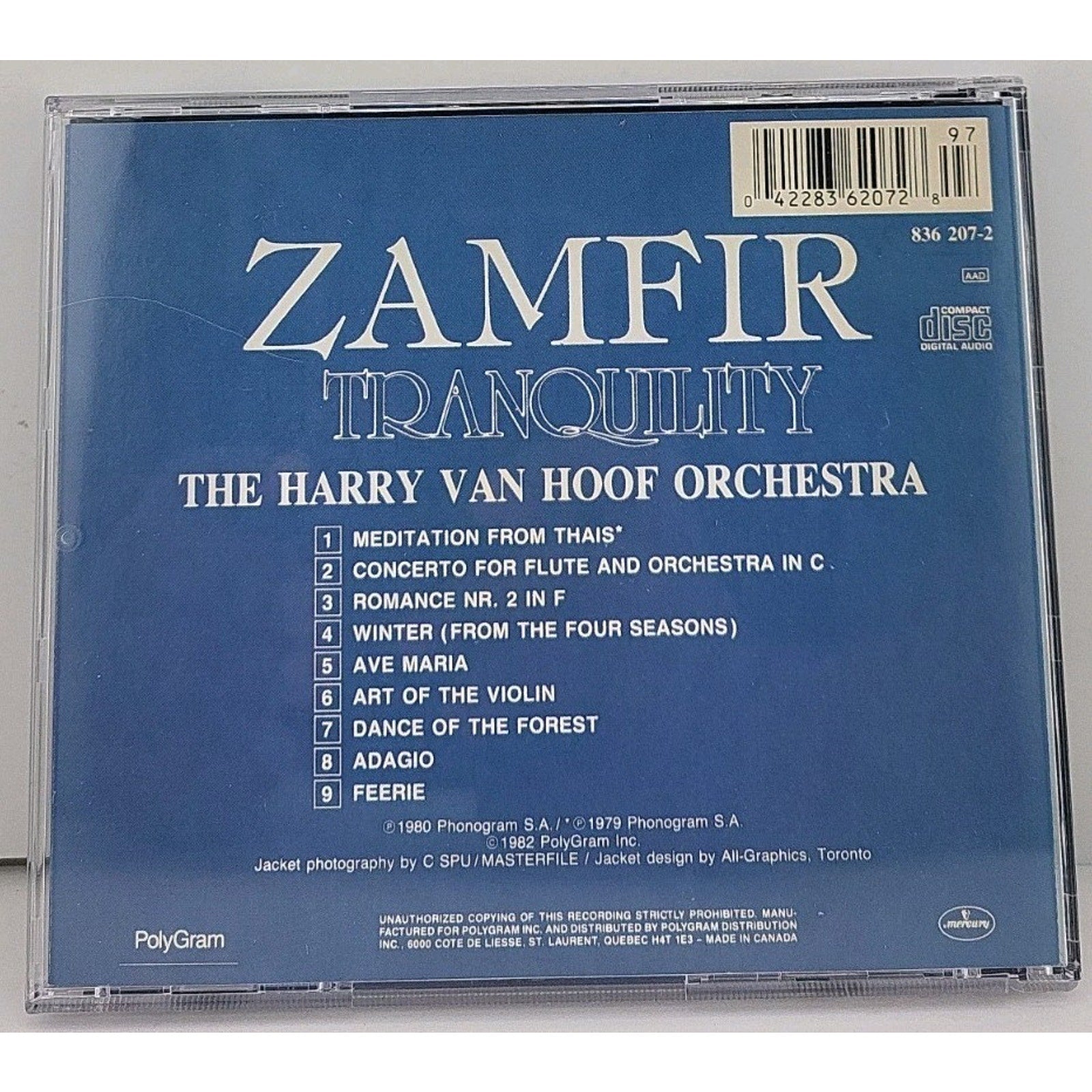 Zamfir Tranquility CD
