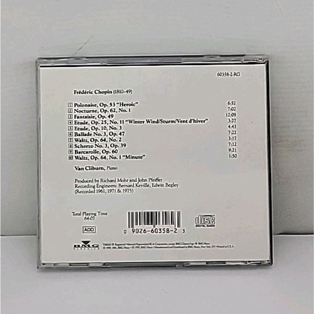 My Favorite Chopin - Music CD - Cliburn, Van - 1990-02-13 - RCA