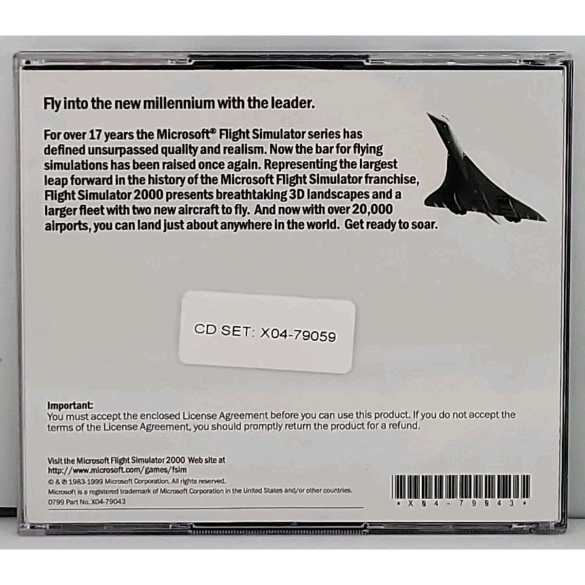 Microsoft Flight Simulator 2000 (PC, 1999)
