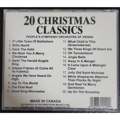 20 Christmas Classics People's Symphony Orchestra of Vienna VOL 2 (CD)