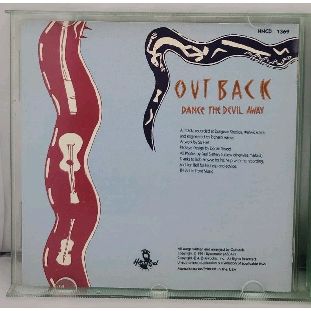 Dance the Devil Away by Outback (CD, 1992)