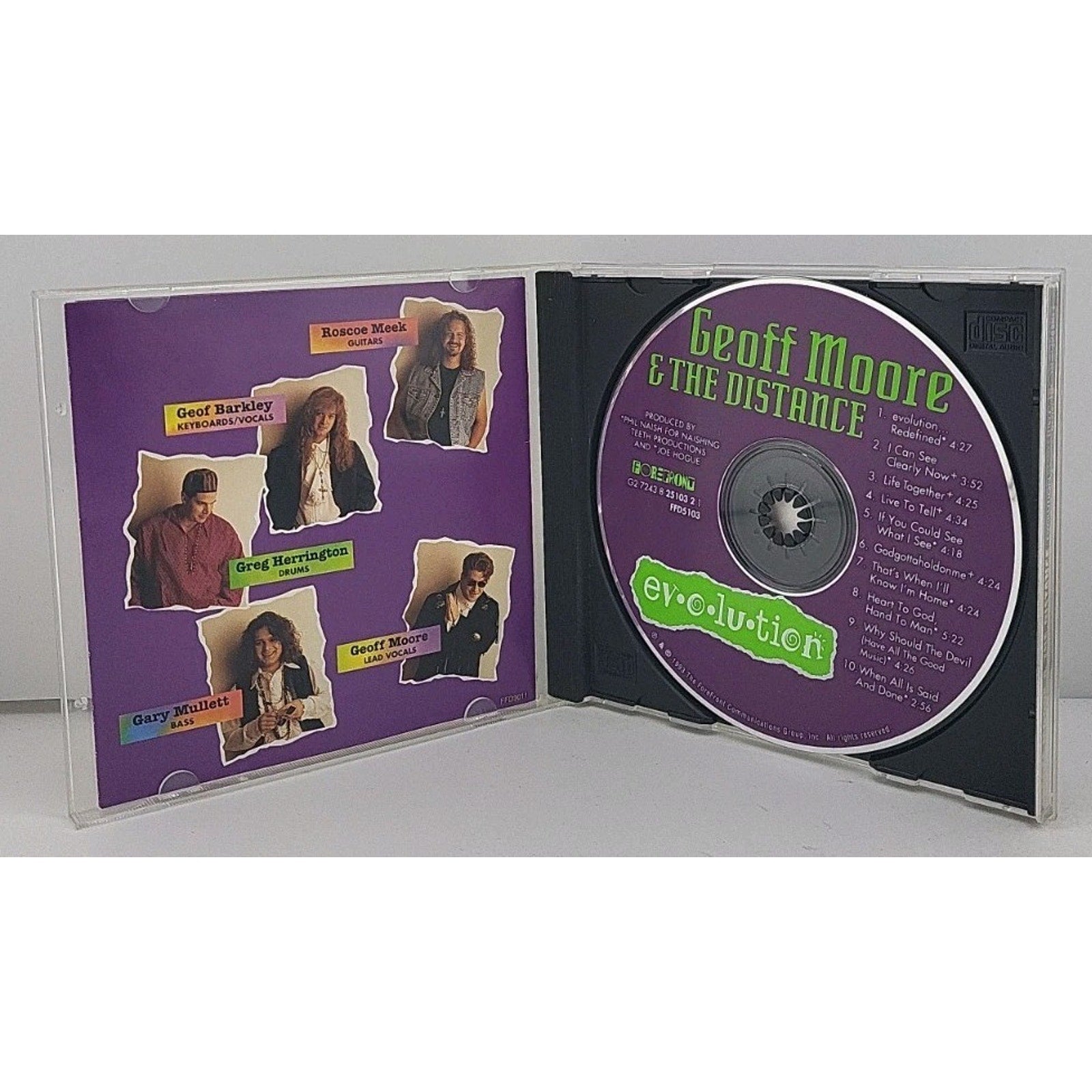 Evolution by Geoff Moore & the Distance (CD, Jan-1995, Sparrow Records)