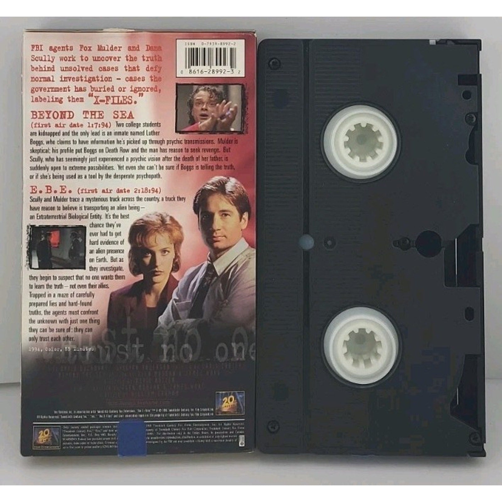 The X-Files - Beyond the Sea/E.B.E. (VHS, 1996)