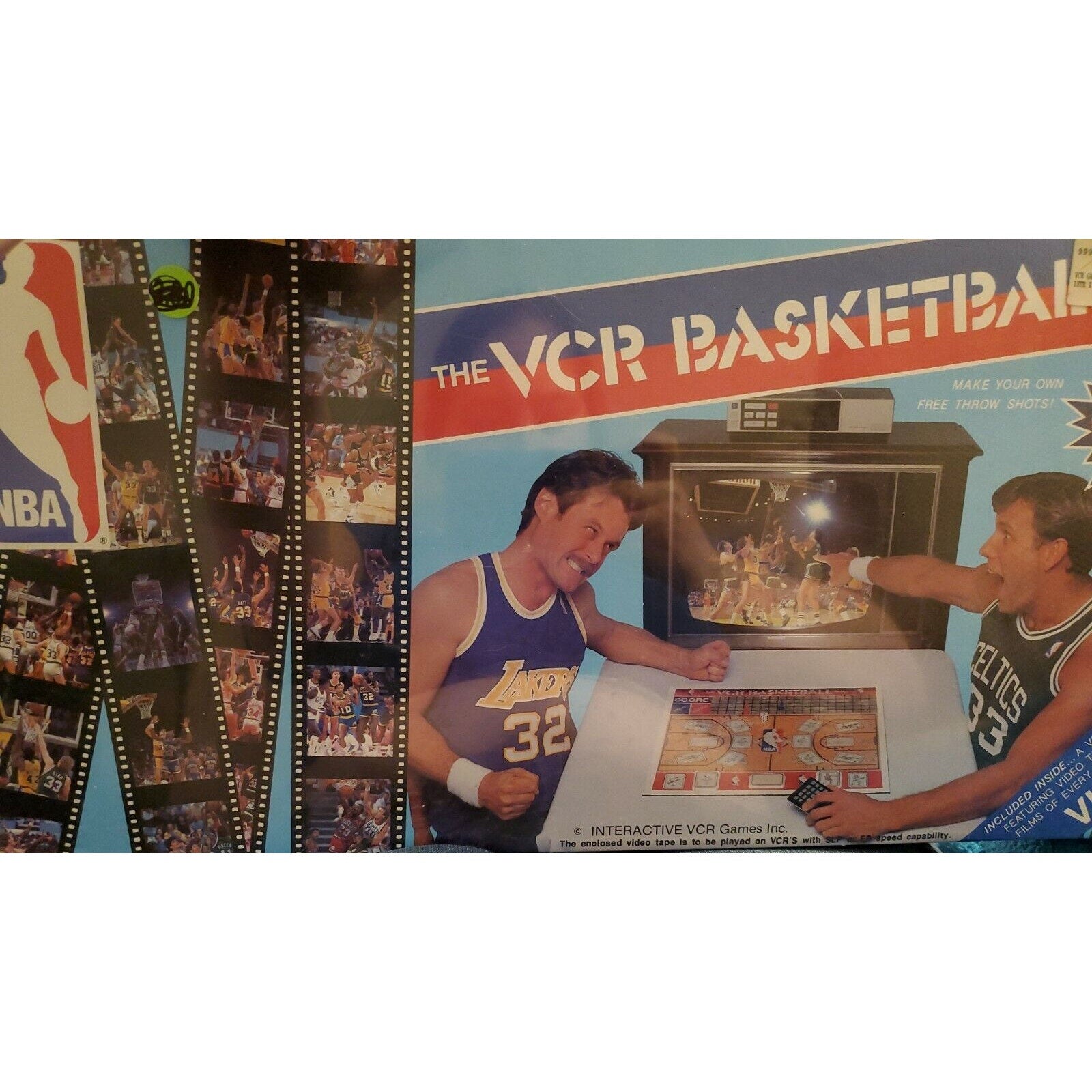 1987 NBA The VCR Basketball Interactive Board Game *Brand New*