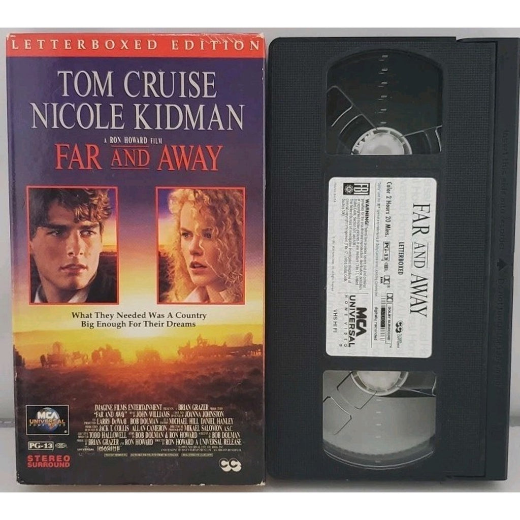 Far and Away (VHS, Letterbox Edition)