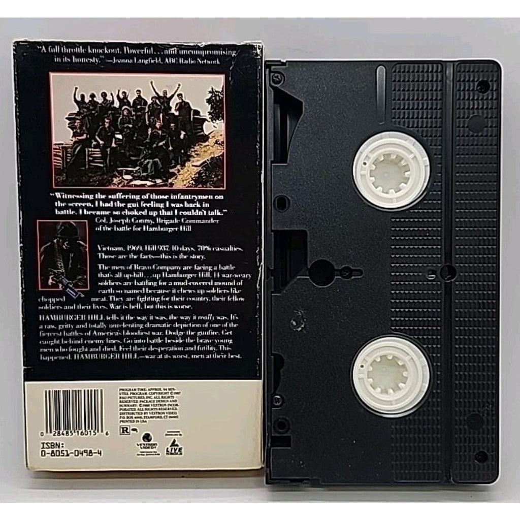 Hamburger Hill VHS Vestron Video Logo