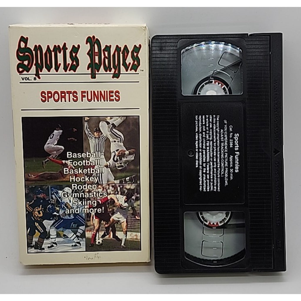 Sports Pages: Sports Funnies (VHS, 1992)
