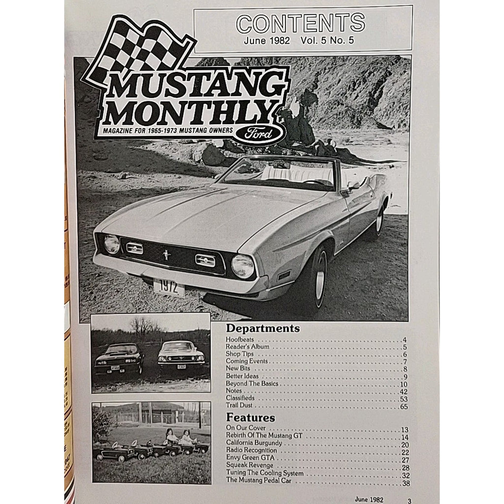 Mustang Monthly Magazine - June 1982 - Vol. 5 No. 5