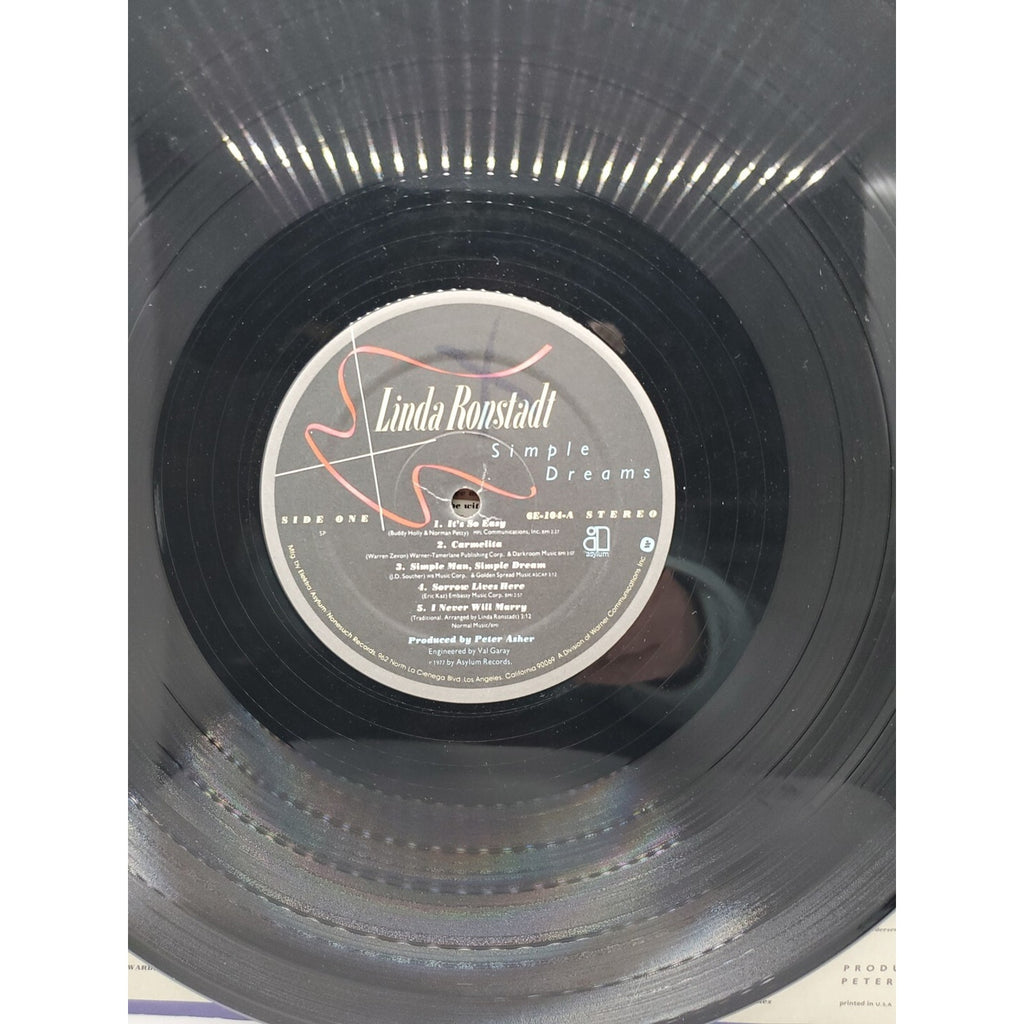 Simple Dreams by Linda Ronstadt (Record)