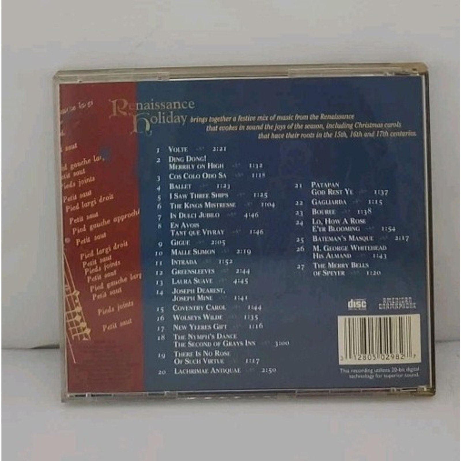 Renaissance Holiday by Various (CD, 1998)