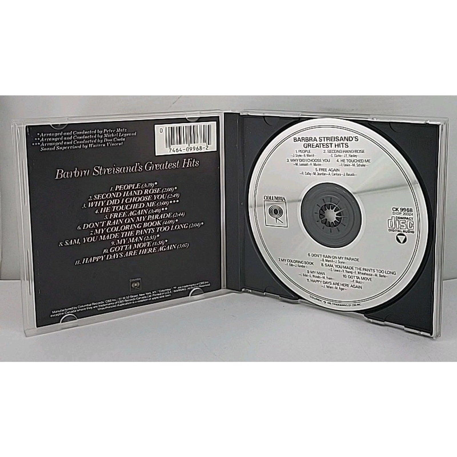 Greatest Hits by Barbra Streisand (CD, 1990)