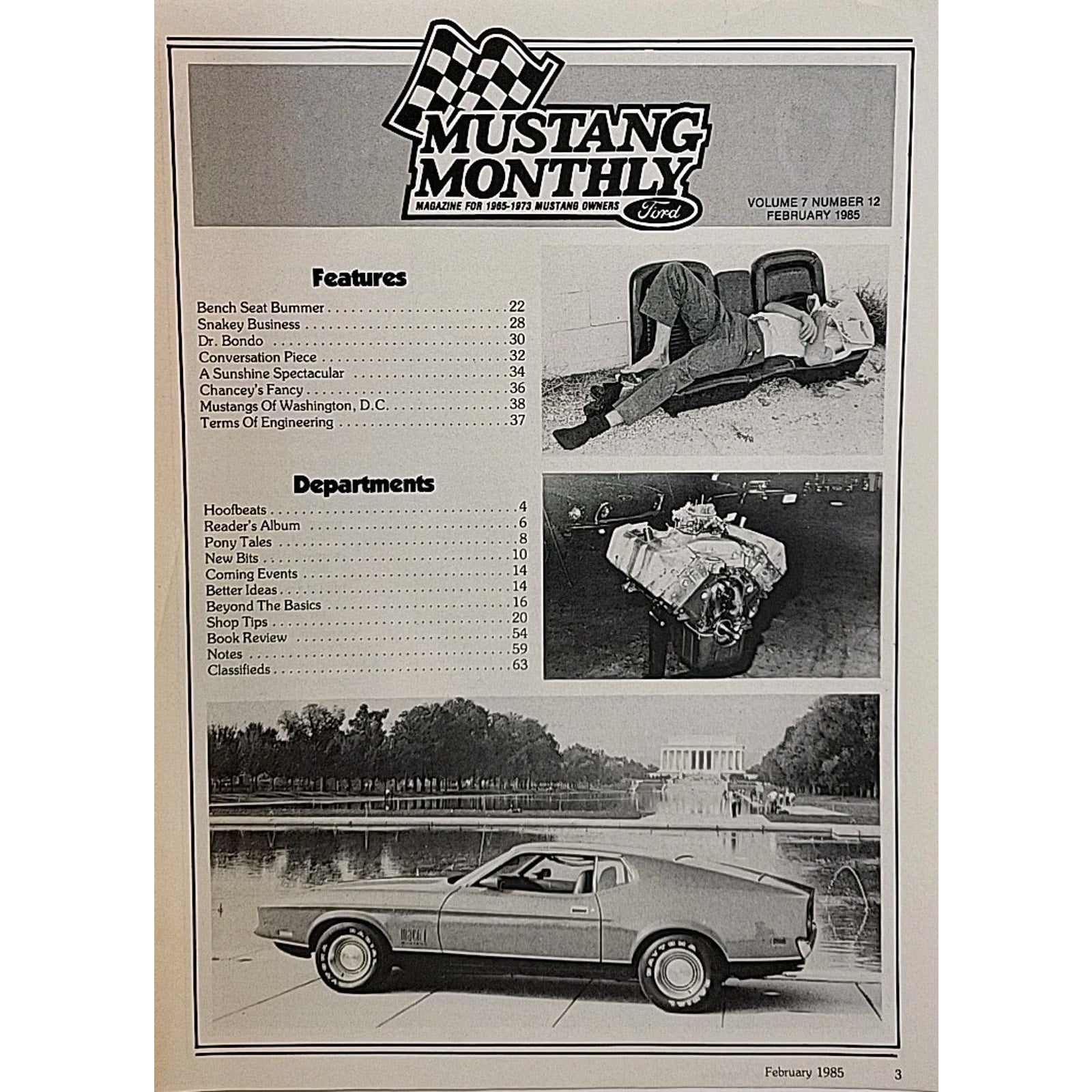 Mustang Monthly Magazine - February 1985 - Volume 7 Number 12