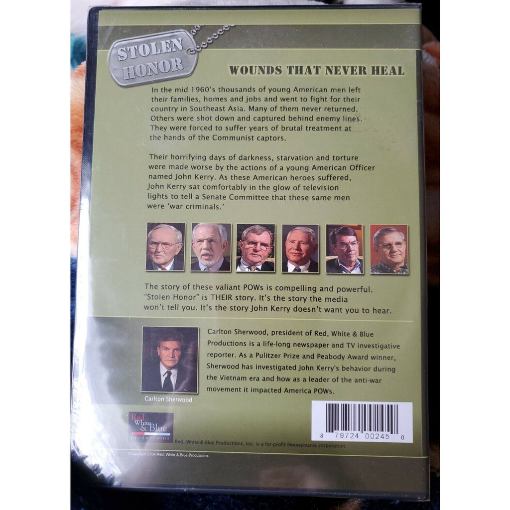 Stolen Honor (DVD, 2004) *Brand New*